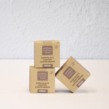 Byron Bay Coffee Company Milk Chocolate Coated Coffee Beans 125gm
