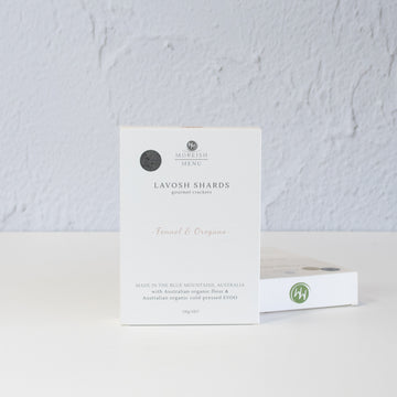 Moreish Menu Lavosh Shards Garlic & Rosemary 100gm