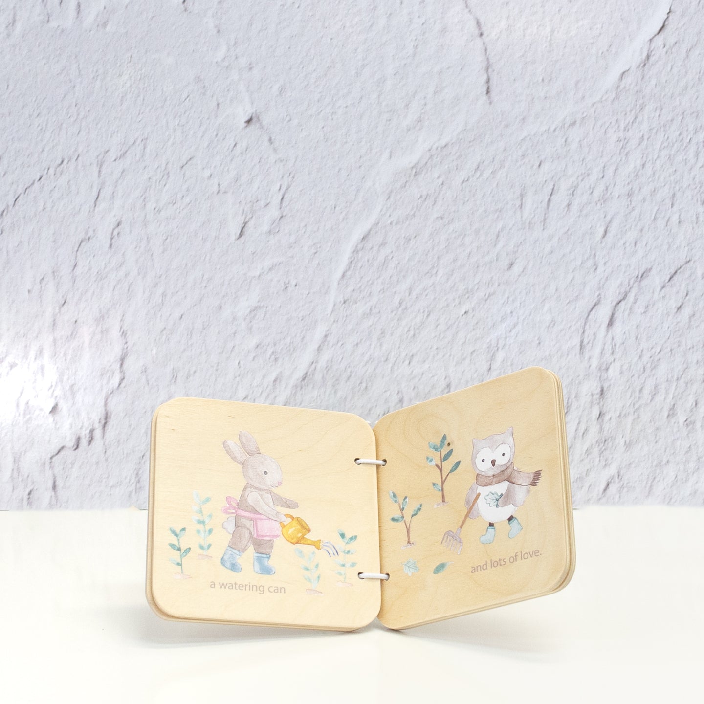 Little Seeds Wooden Book Baby