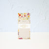 Wildflower Shopping List Notepad