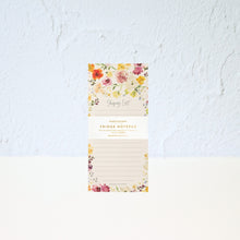 Wildflower Shopping List Notepad