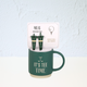 Its Tee Time Mug with Golf Tees