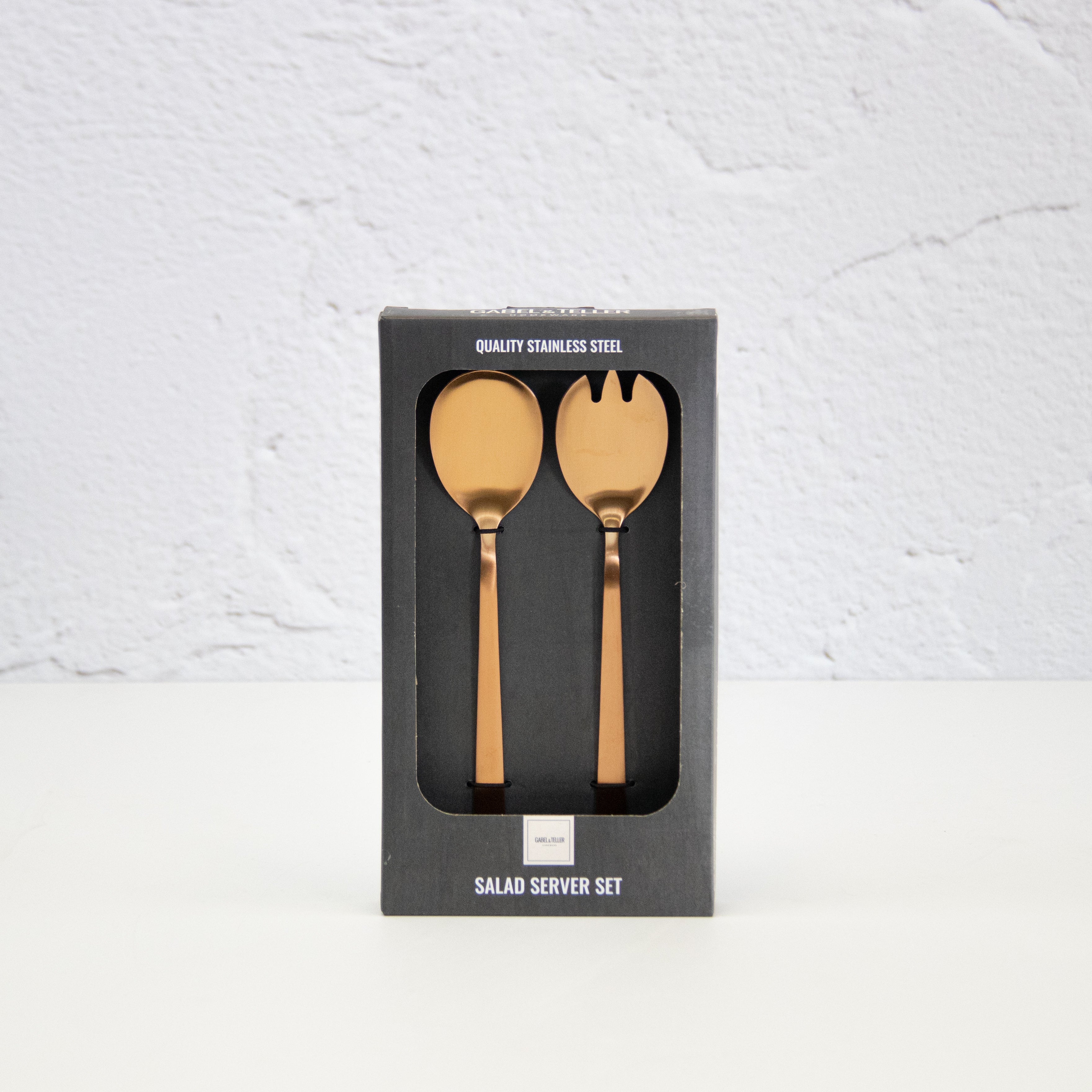 Salad Server Set Rose Gold