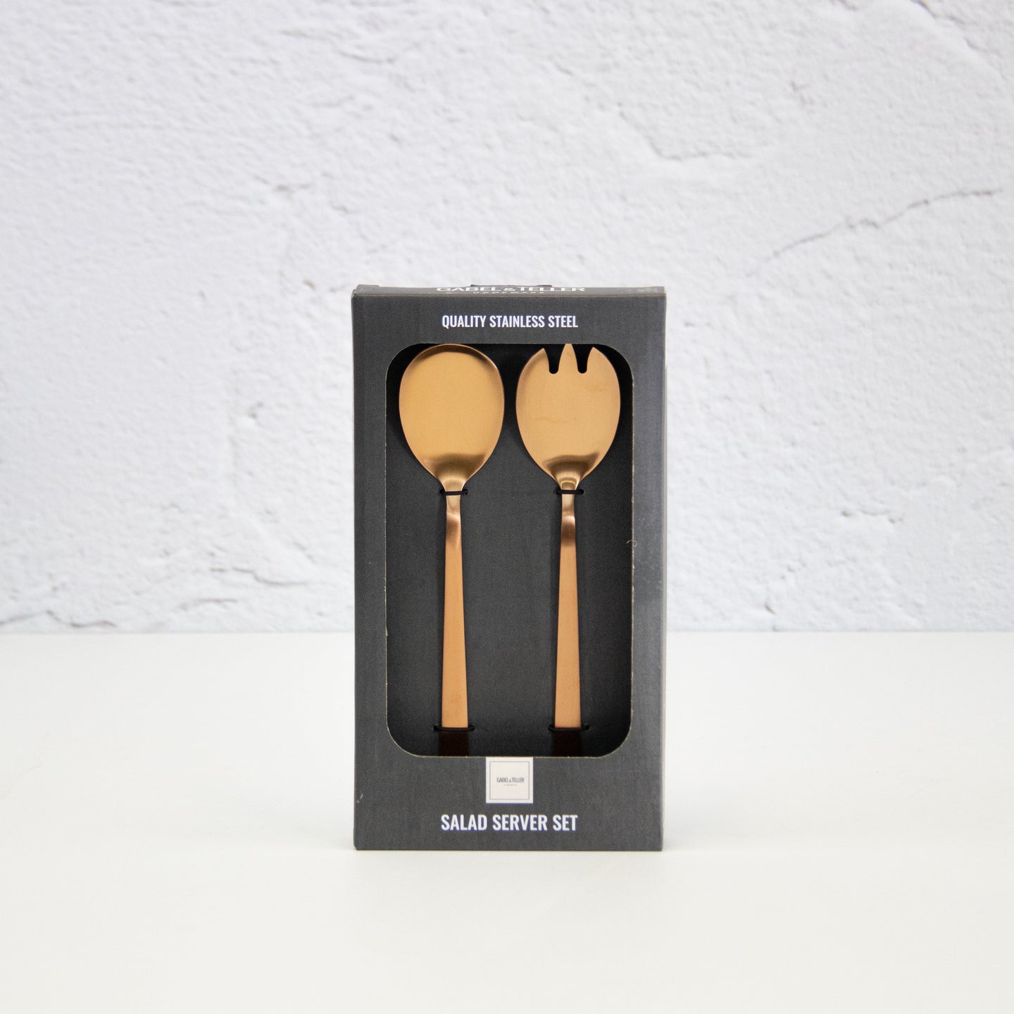 Salad Server Set Rose Gold - Olive and Fig Hampers and Flowers