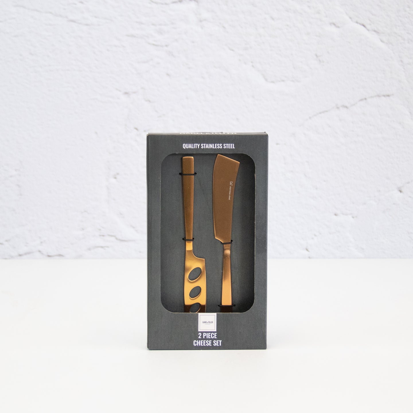 Cheese Knife Set Rose Gold - Olive and Fig Hampers and Flowers