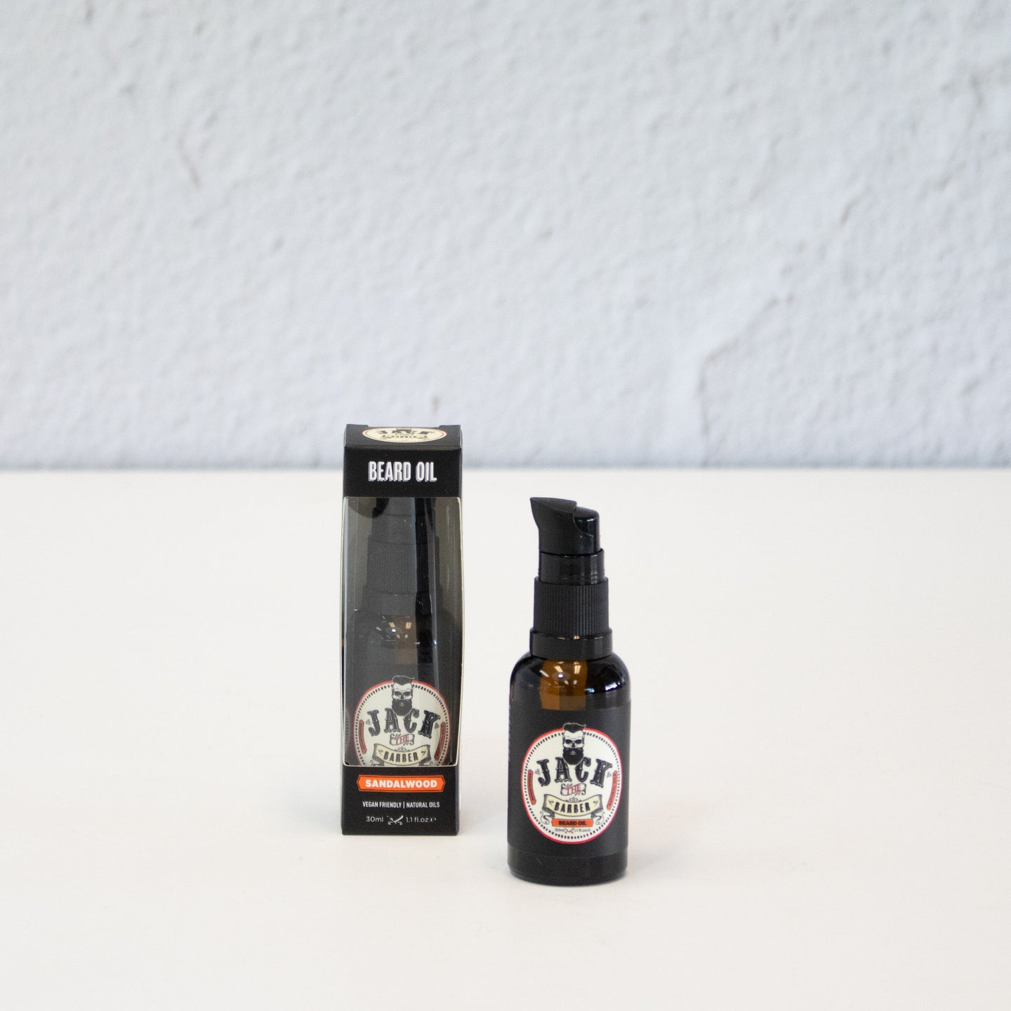 Jack The Barber Beard Oil Sandalwood 30ml - Olive and Fig Hampers and Flowers