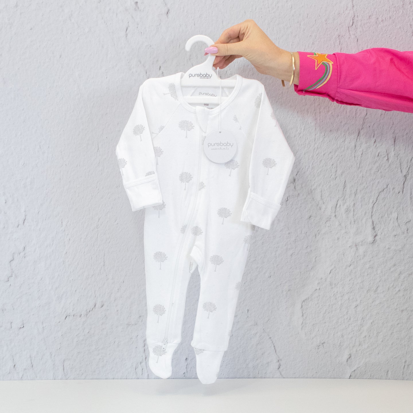 Purebaby Essentials Baby Romper - Olive and Fig Hampers and Flowers