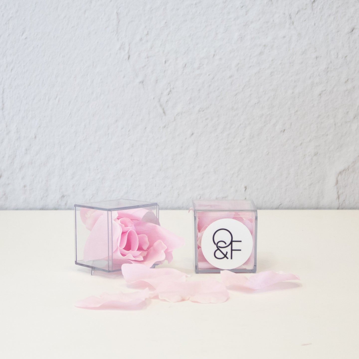 True Touch Pink Rose Petal Box - Olive and Fig Hampers and Flowers