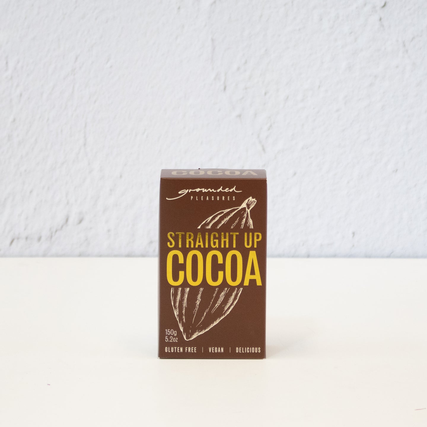 Ground Pleasures Straight Up Cocoa 200gm - Olive and Fig Hampers and Flowers