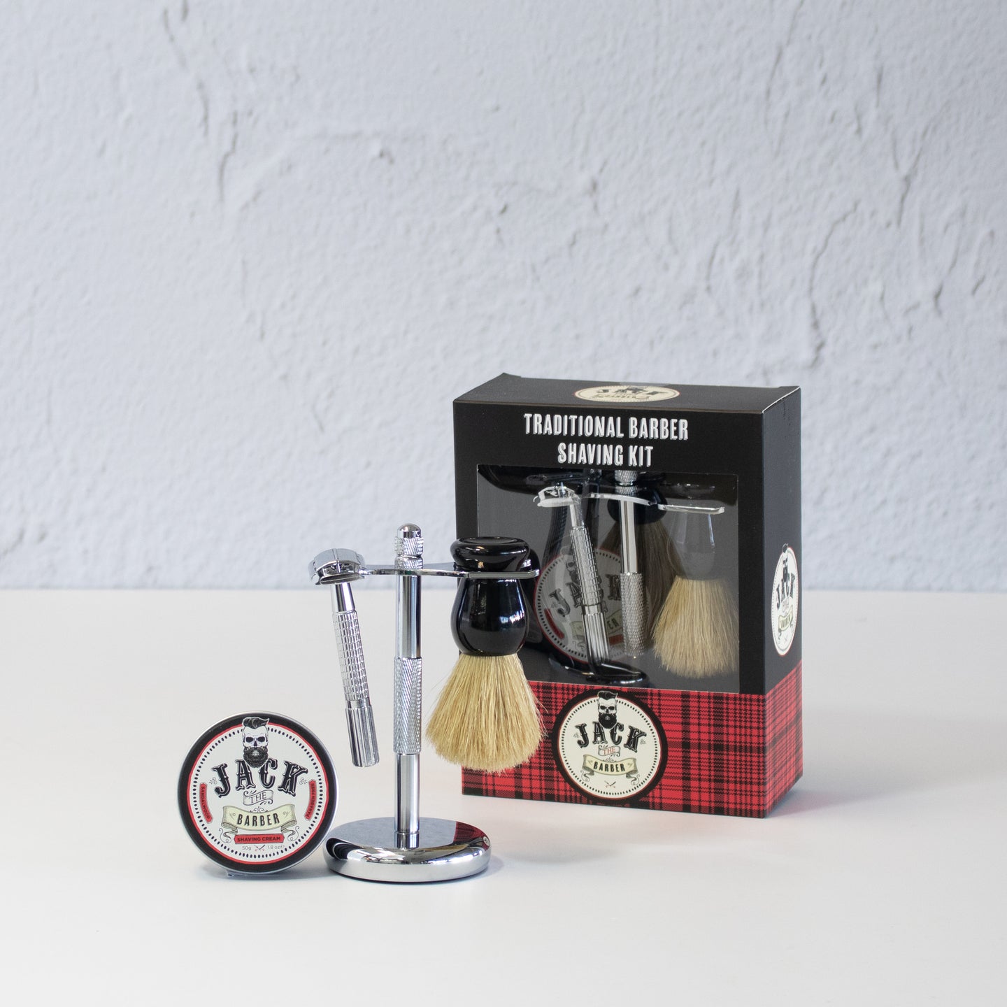Jack The Barber Traditional Barber Shaving Kit - Olive and Fig Hampers and Flowers