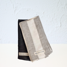 Pure French Linen Tea Towel Stripe