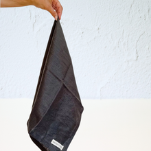Pure French Linen Tea Towel Charcoal