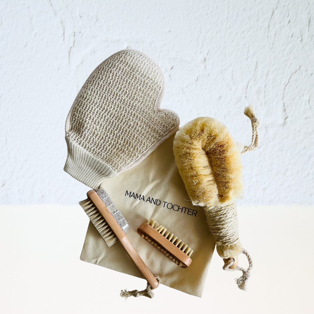 Bamboo Personal Care Brushes Set of 4