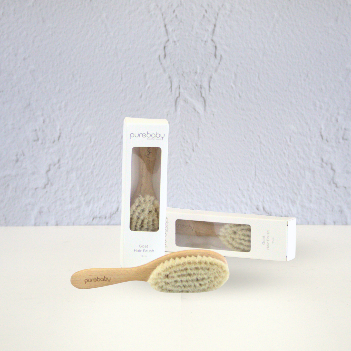 Purebaby Goat Hair Brush - Olive and Fig Hampers and Flowers